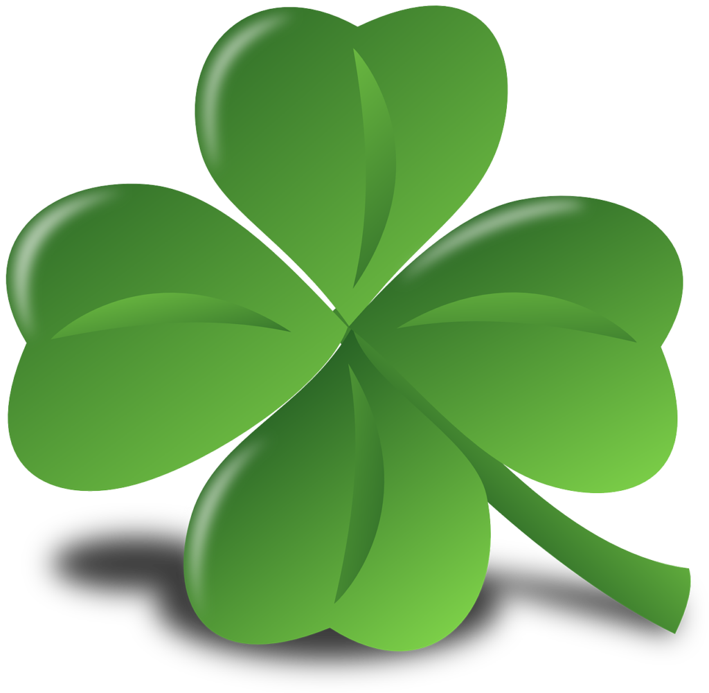 4 kløver der bringer held i farven grøn, som er synonym med bet365 brand ´et.