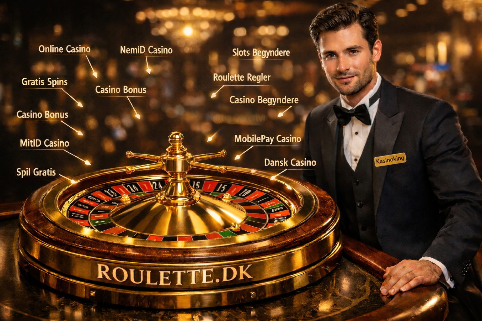 Roulette er symbolet på casino