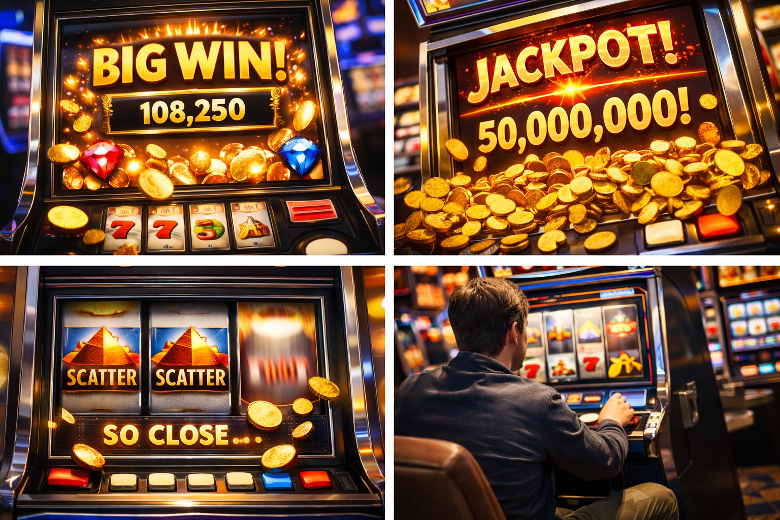 Slots billeder - collage