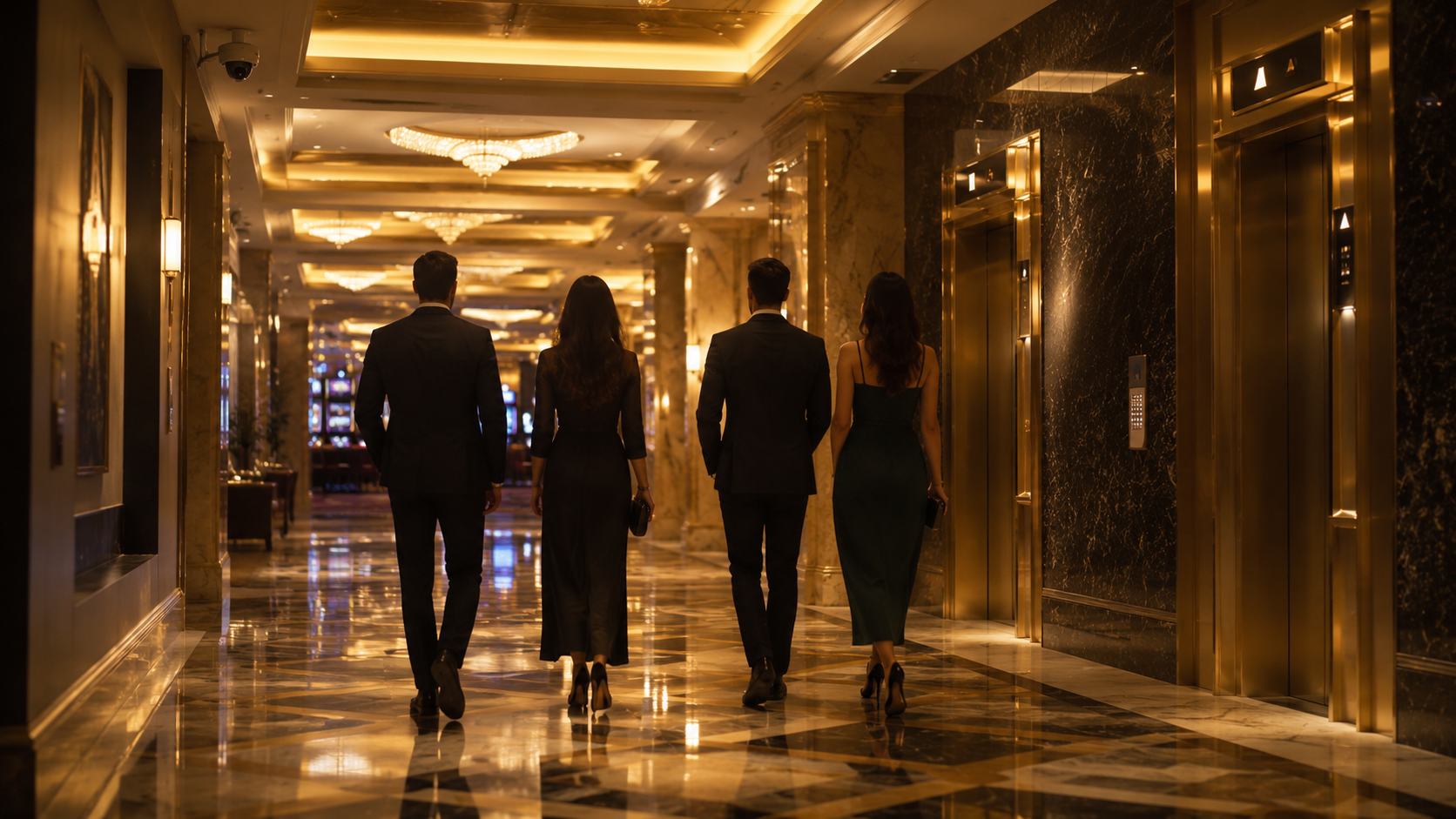 Elegant casino-heist stemning inspireret af Ocean’s Eleven